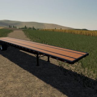 FlatBed Trailer IBM JMT19 v1 0 FS19 Farming Simulator 22 мод FS 19 МОДЫ