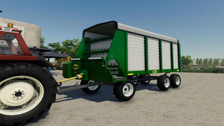 Badger Forage Wagon v1 0 FS19 Farming Simulator 22 мод FS 19 МОДЫ