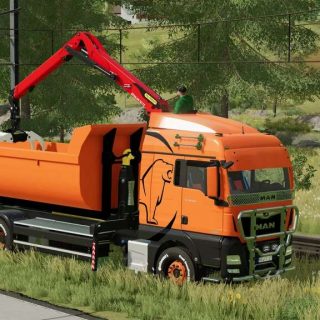 Fs Man Tgx Crane Hkl Pack V Farming Simulator