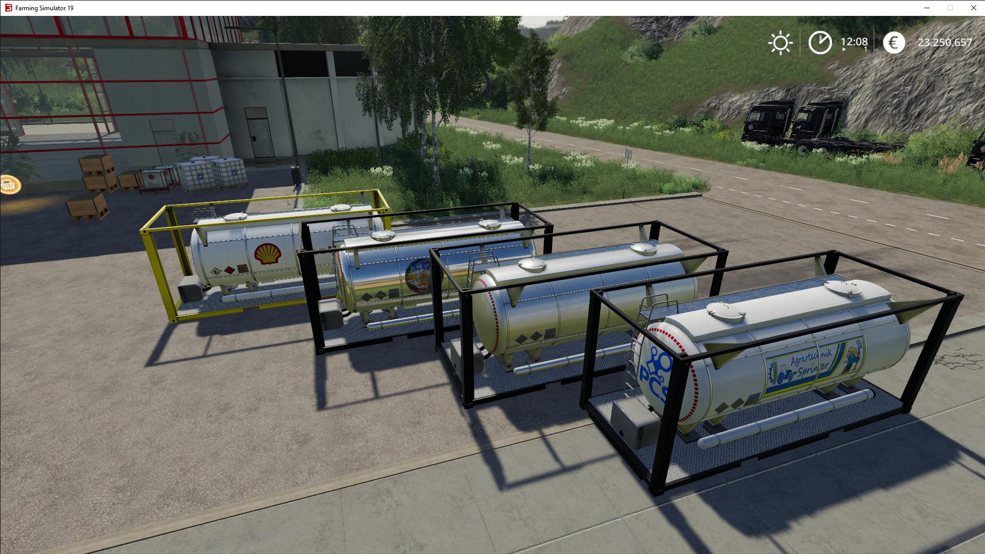 Фирма симулятор 22. Контейнер fs19. Fs19 ATC Container Pack. Модули для ФС 19. FS 19 мод контейнеры.