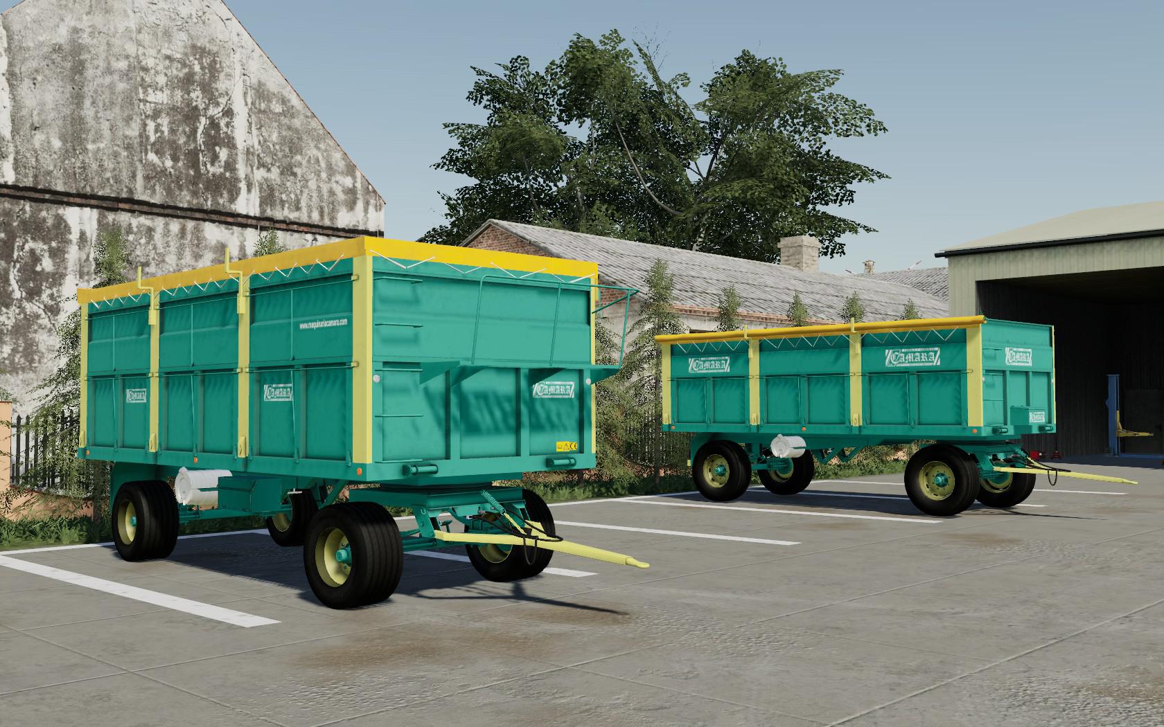 Farm trailer. FS 19 прицеп ЗИЛ. Fs19 прицепы. Fs19 Тонар. Fs19 моды прицеп для зерна.