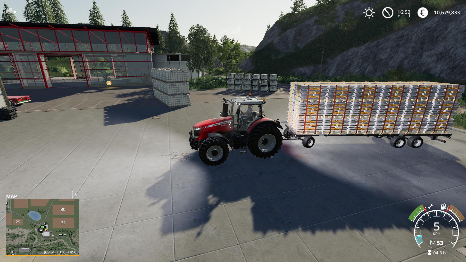 Пакет автозагрузки с 3 ярусами погрузки поддонов 1.0.0.0 FS19 | Farming  Simulator 22 мод | FS 19 МОДЫ