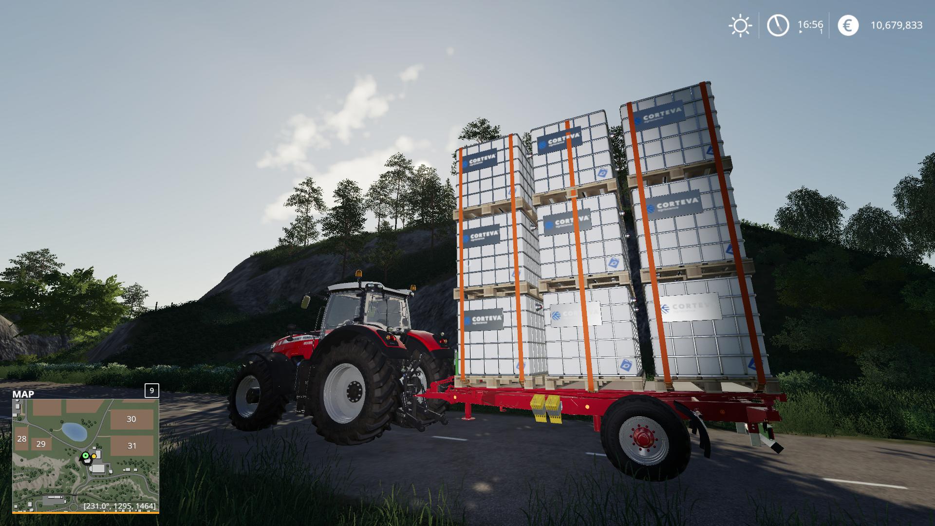 Пакет автозагрузки с 3 ярусами погрузки поддонов 1.0.0.0 FS19 | Farming  Simulator 22 мод | FS 19 МОДЫ