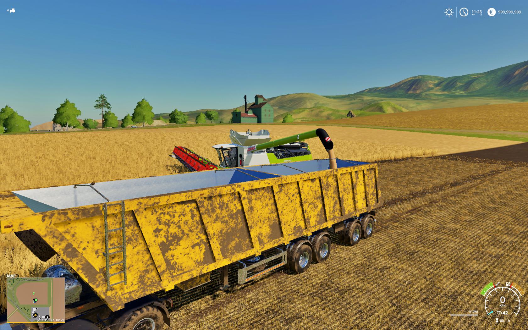 Прицепы для ФС 17. Farming Simulator 22. Farming Simulator 2019 большой прицеп. ФС 19 прицепы 100000 тонн.