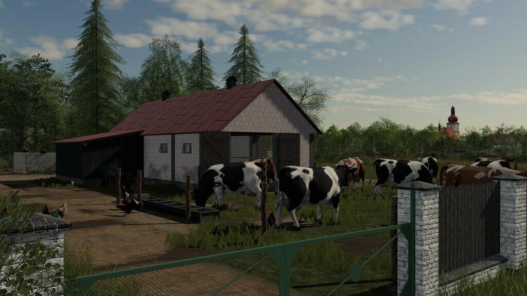 Cows Barn Old V11 Fs19 Farming Simulator 22 мод Fs 19 МОДЫ 9092