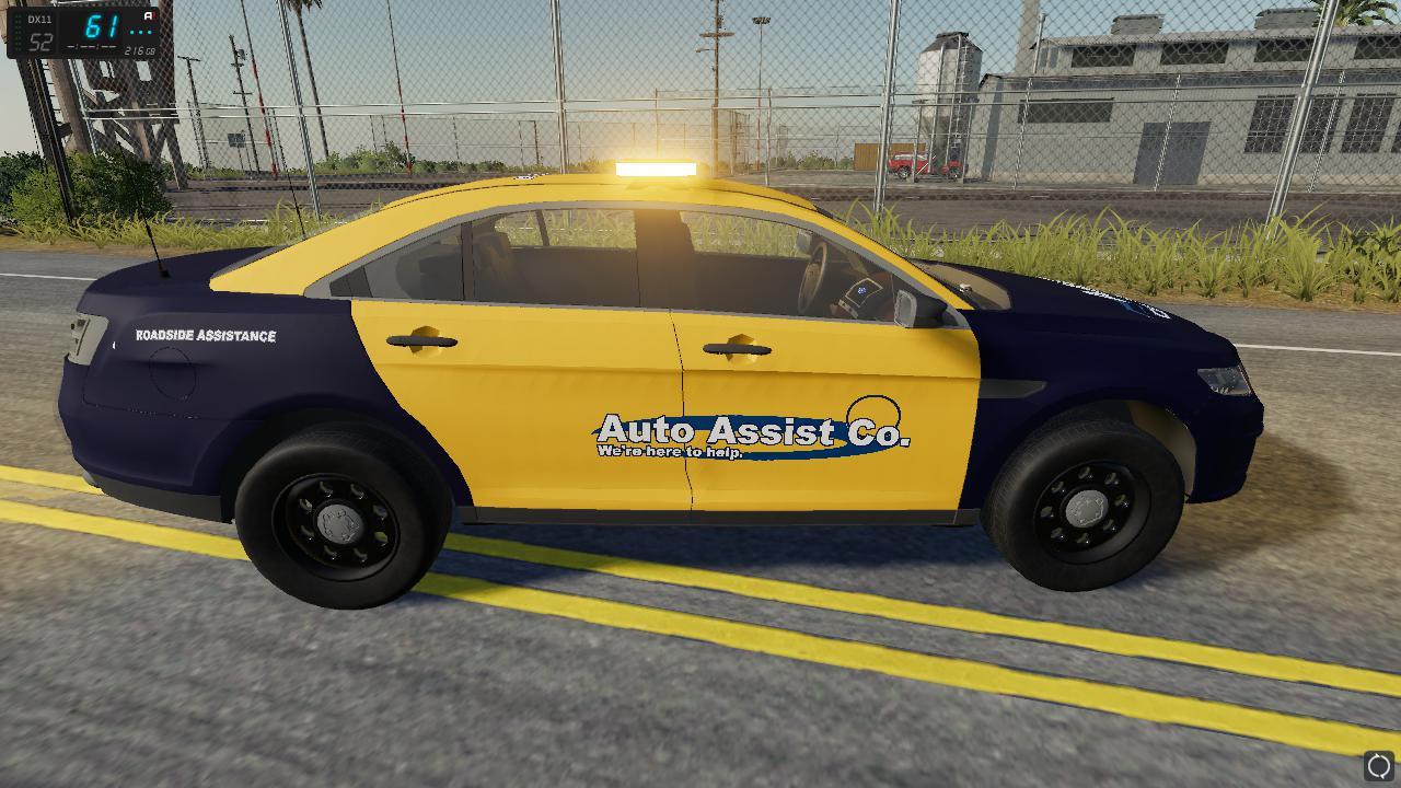 FORD TAURUS POLICE INTERCEPTOR V1.3 FS19 | Farming Simulator 22 мод | FS 19  МОДЫ