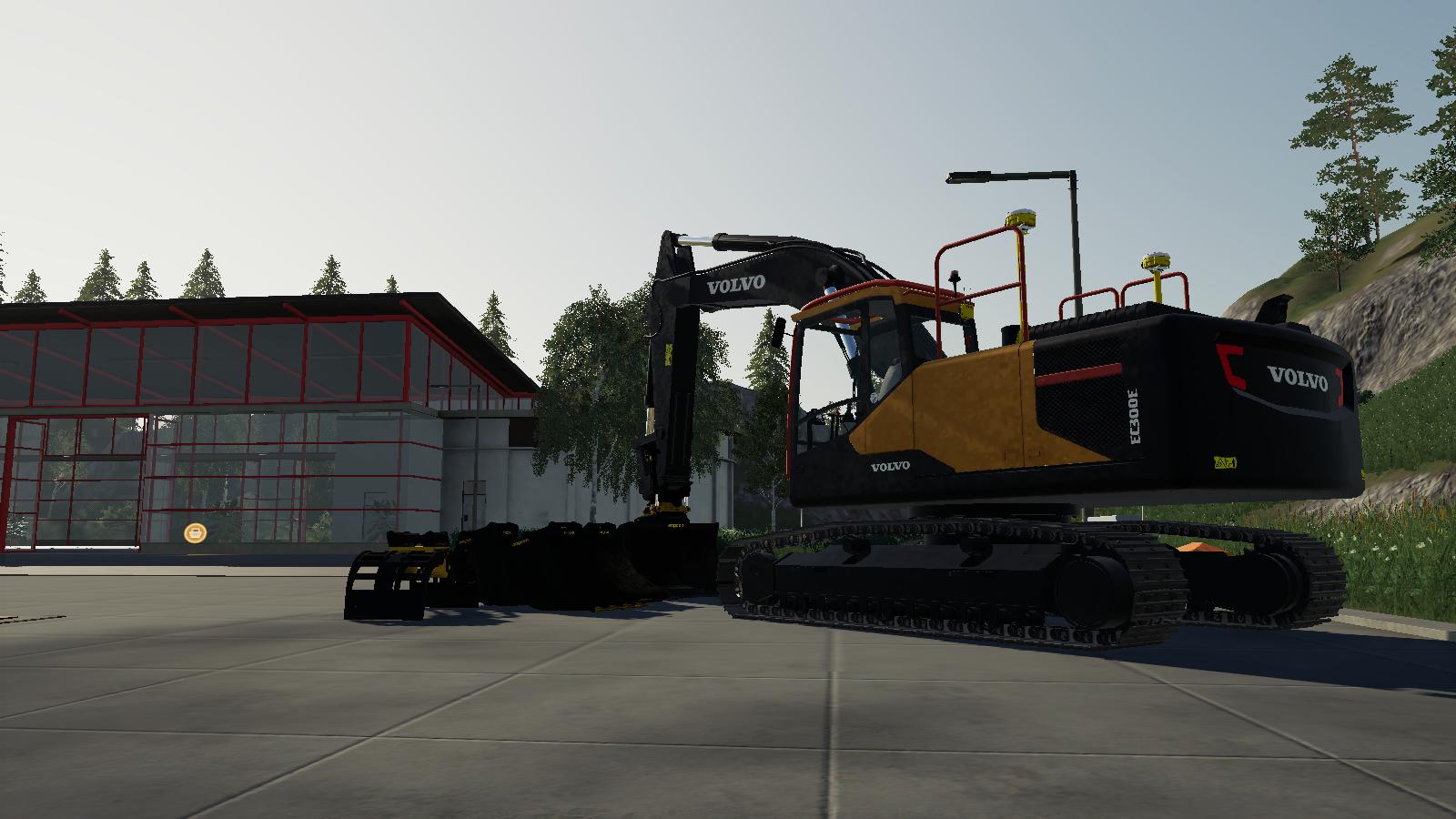 Volvo Ec300e V10 Fs19 Farming Simulator 22 мод Fs 19 МОДЫ 7631