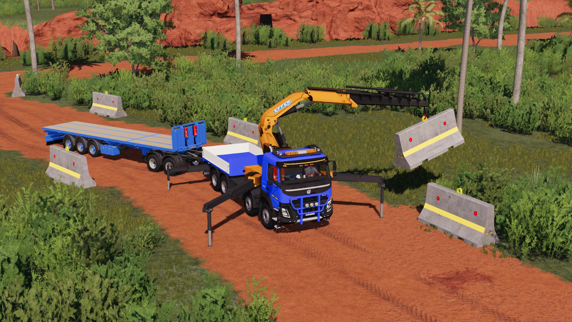 Volvo Fmx 8x4 Crane Truck V11 Fs19 Farming Simulator 22 мод Fs 19 МОДЫ 6384