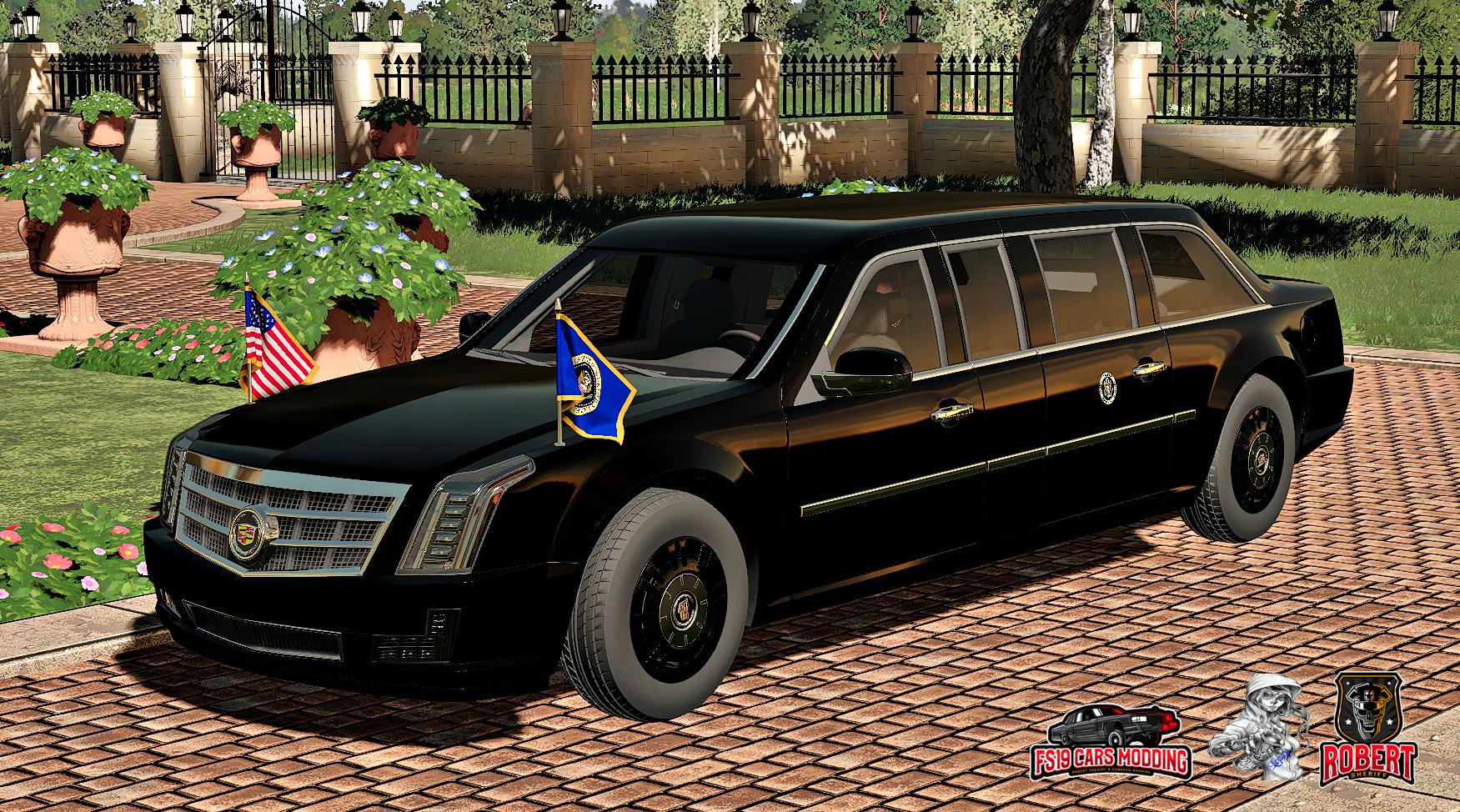 Американский Cadillac Presidential 2017 v1.0 FS19 | Farming Simulator 22  мод | FS 19 МОДЫ