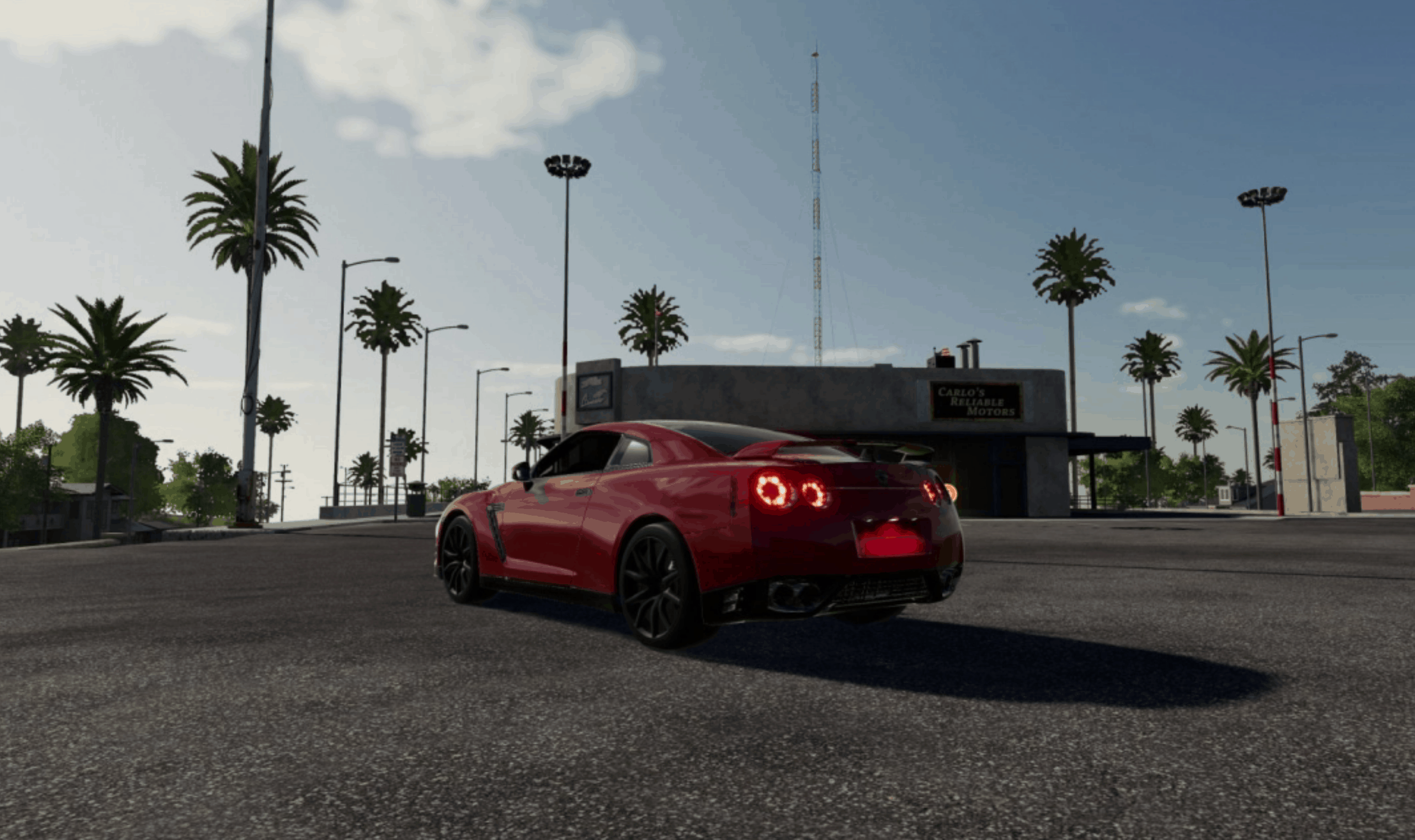 NISSAN GTR FS19 2015 года | Farming Simulator 22 мод | FS 19 МОДЫ