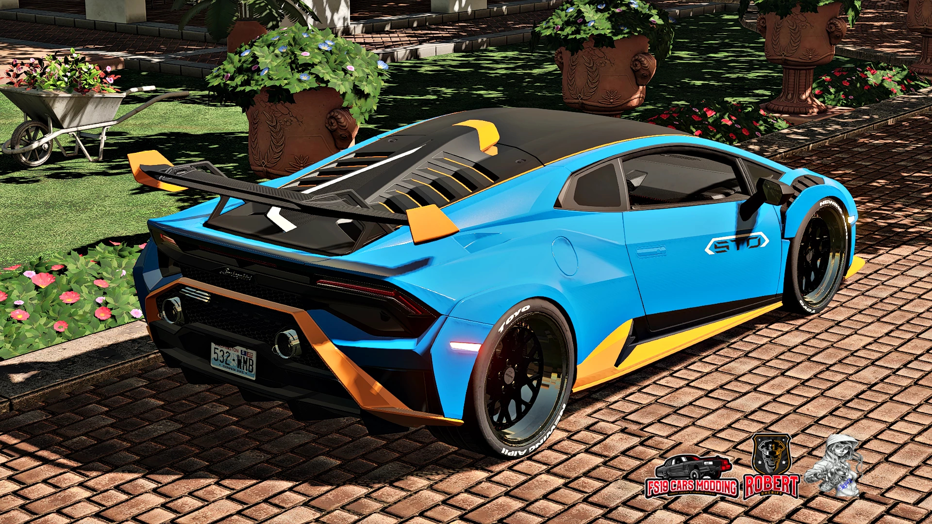 Lamborghini Huracán STO v1.0 FS19 | Farming Simulator 22 мод | FS 19 МОДЫ