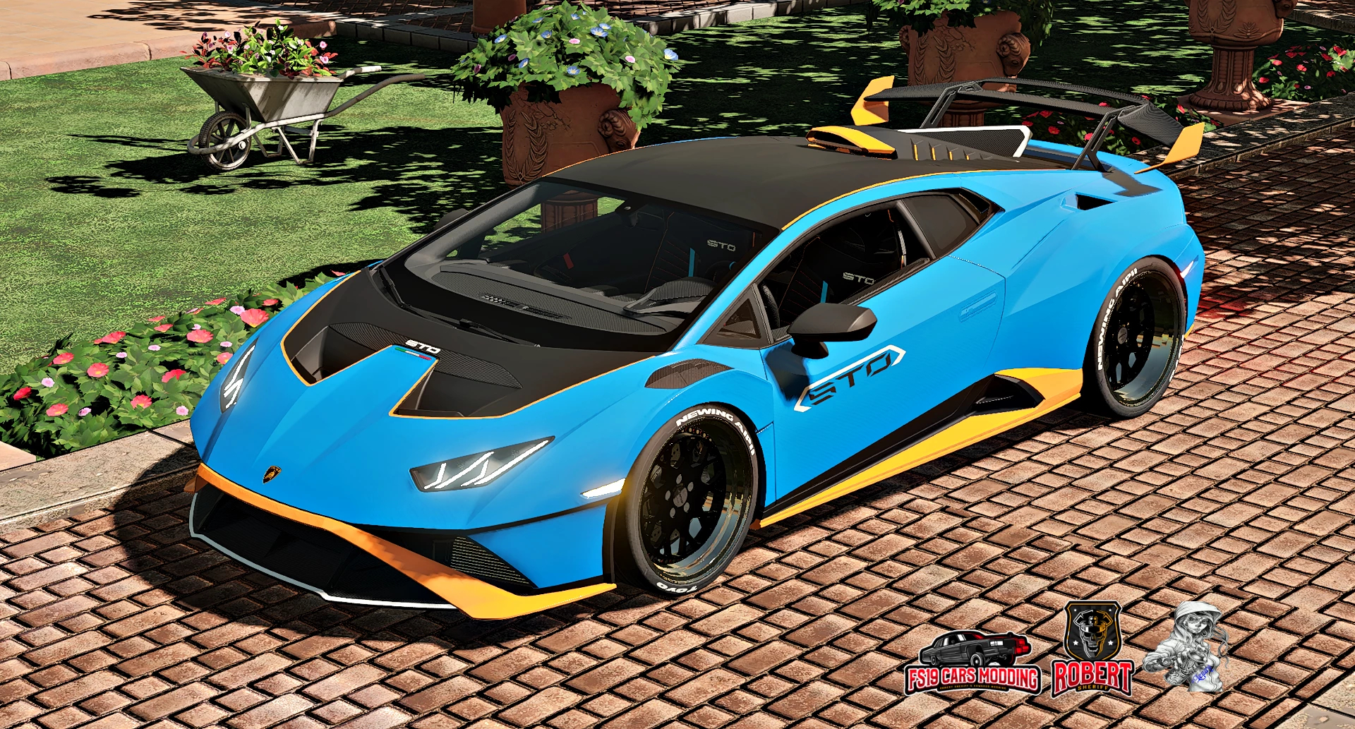 Lamborghini Huracán STO v1.0 FS19 | Farming Simulator 22 мод | FS 19 МОДЫ