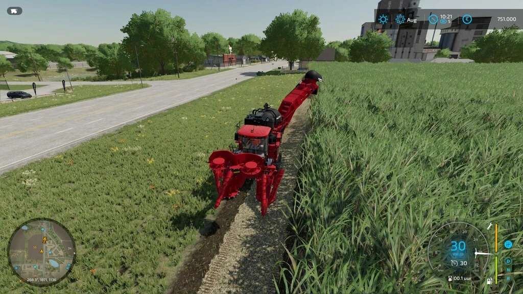 Farming simulator 19 сбор тростника