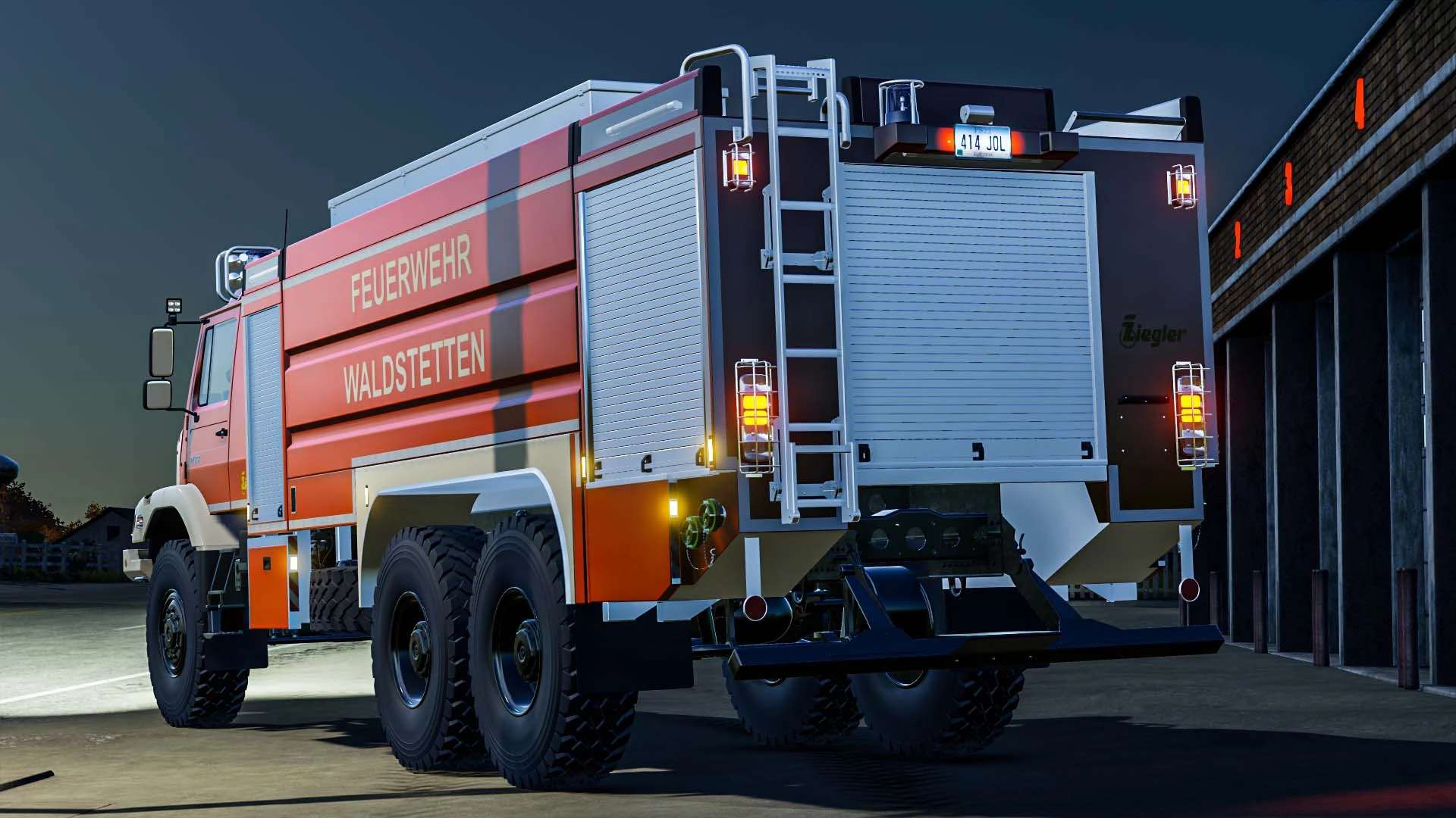 Mercedes Zetros Fire Truck