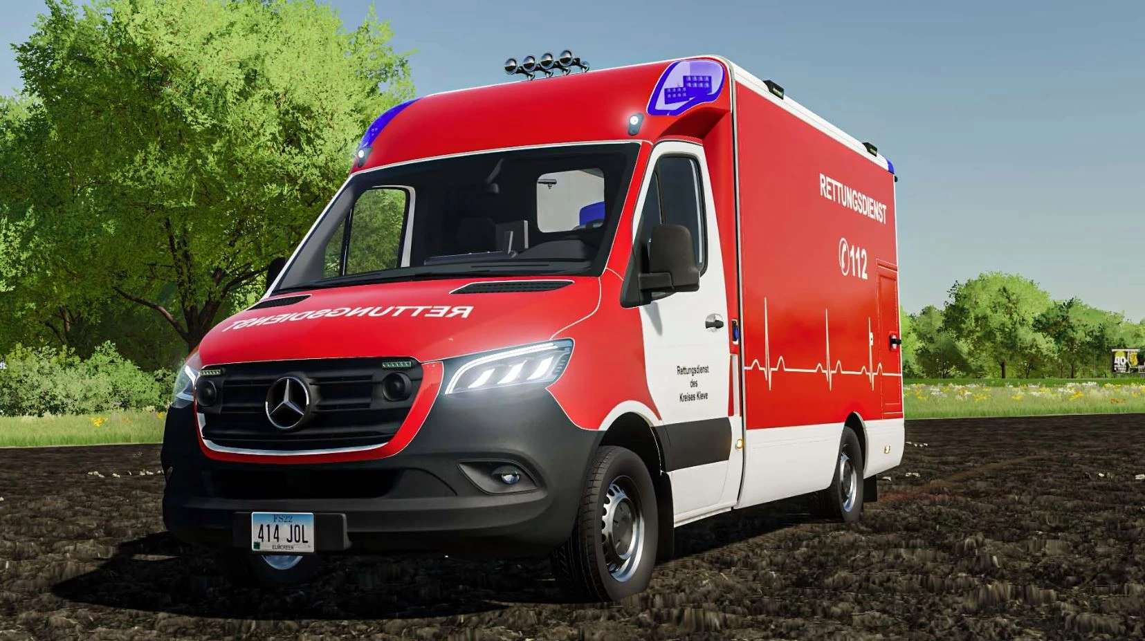 Mercedes Benz Sprinter скорая фургон